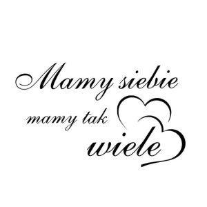 mamy siebie, Naklejka.jpg