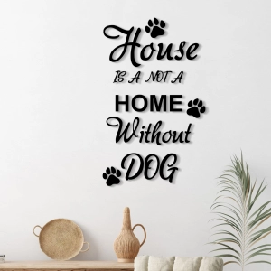 Napis 3D na ścianę do przedpokoju - House is a...