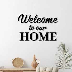 Napis 3D na ścianę do przedpokoju -Welcome to...