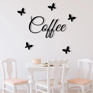 Napis na ścianę do kuchni, "COFFEE"