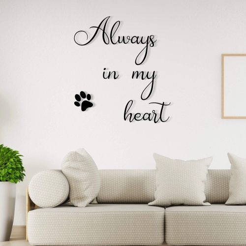 Napis na ścianę o miłości, Always in my heart.jpg